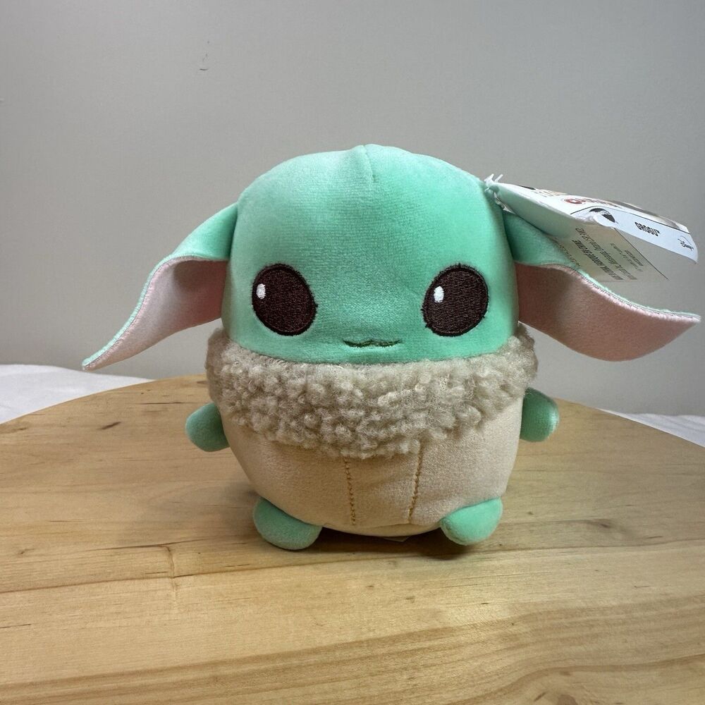 ✅     The Mandalorian The Child Grogu Baby Yoda Cuutopia Plush 5 1/2 “Mattel NEW